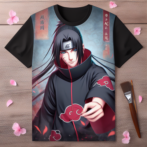 Naruto Itachi Tshirt Black