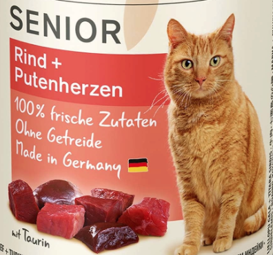 Katzenfutter - Senior - Rind/Pute