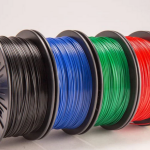 Filament, 3D-Druck, bunt, schwarz