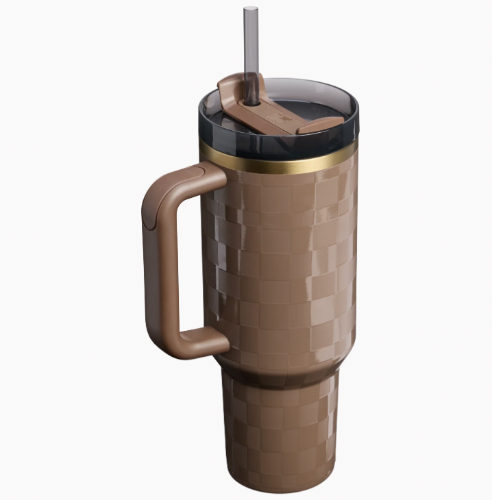 Stanley Quencher Flip Straw 1.18L Espresso Check - Image 2